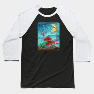 Night Fairies Baseball T-Shirt